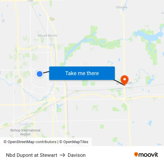 Nbd Dupont at Stewart to Davison map