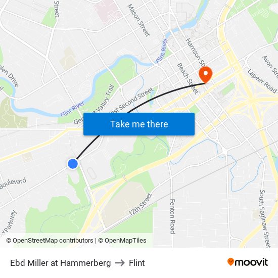 Ebd Miller at Hammerberg to Flint map