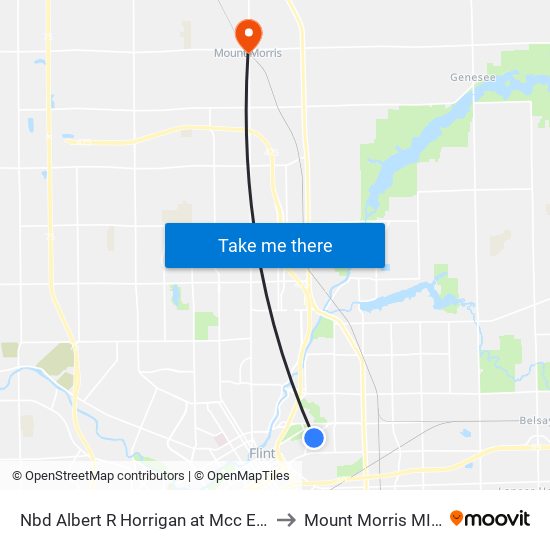 Nbd Albert R Horrigan at Mcc Entrance to Mount Morris MI USA map