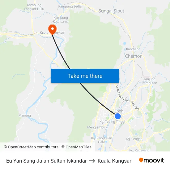 Eu Yan Sang Jalan Sultan Iskandar to Kuala Kangsar map