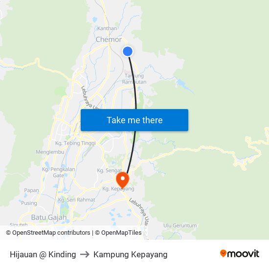 Hijauan @ Kinding to Kampung Kepayang map