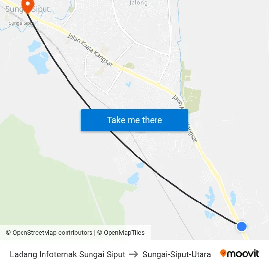 Ladang Infoternak Sungai Siput to Sungai-Siput-Utara map