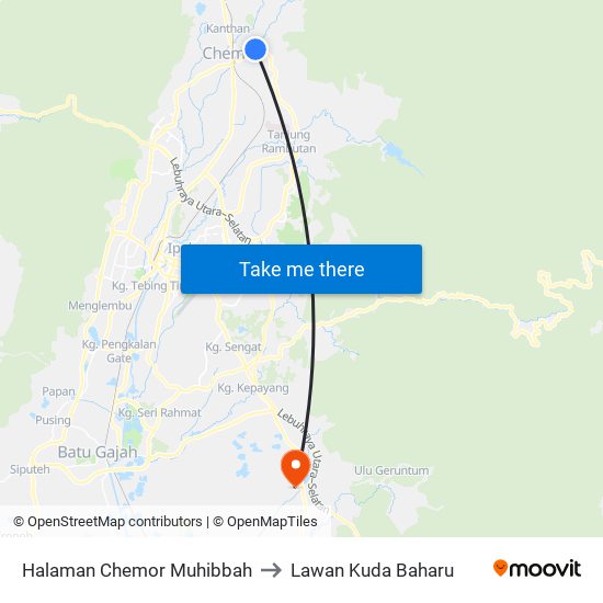 Halaman Chemor Muhibbah to Lawan Kuda Baharu map