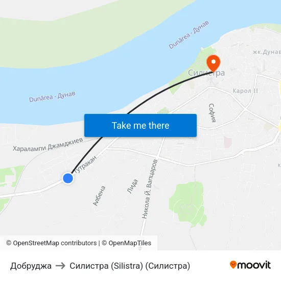 Добруджа to Силистра (Silistra) (Силистра) map