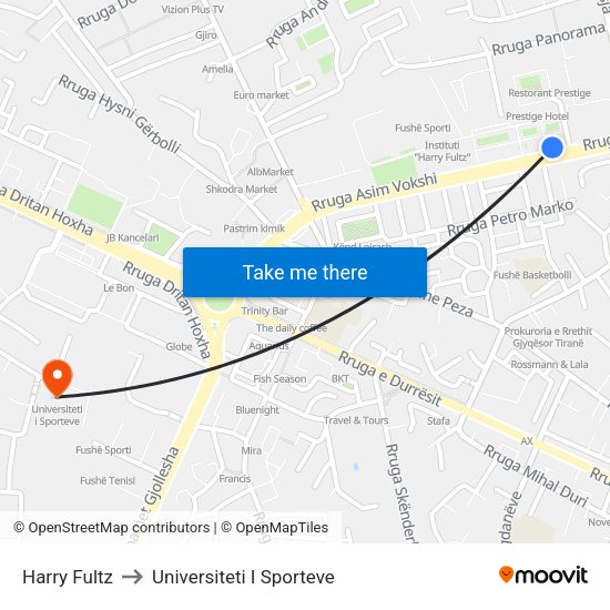Harry Fultz to Universiteti I Sporteve map