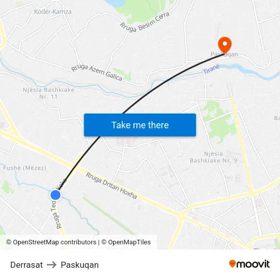 Derrasat to Paskuqan map
