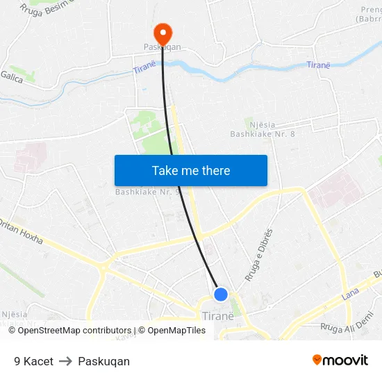 9 Kacet to Paskuqan map