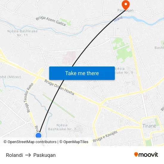 Rolandi to Paskuqan map