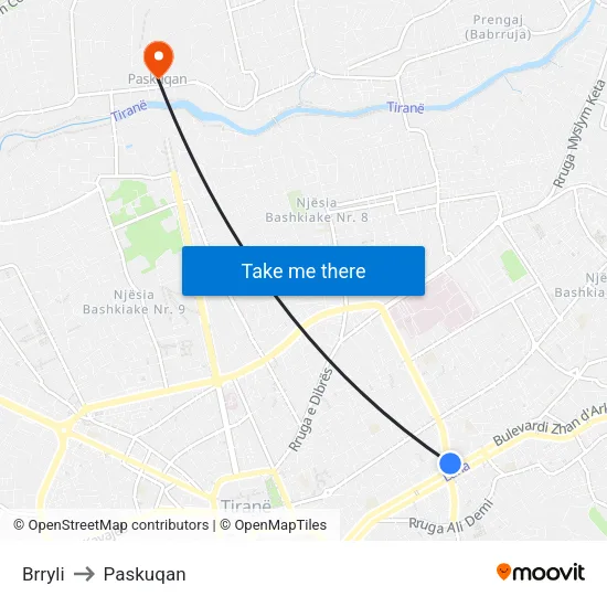 Brryli to Paskuqan map