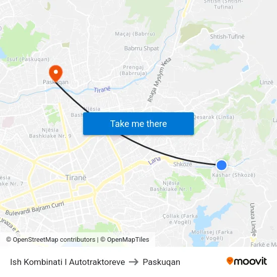 Ish Kombinati I Autotraktoreve to Paskuqan map