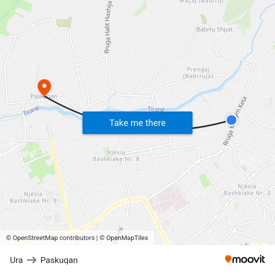 Ura to Paskuqan map