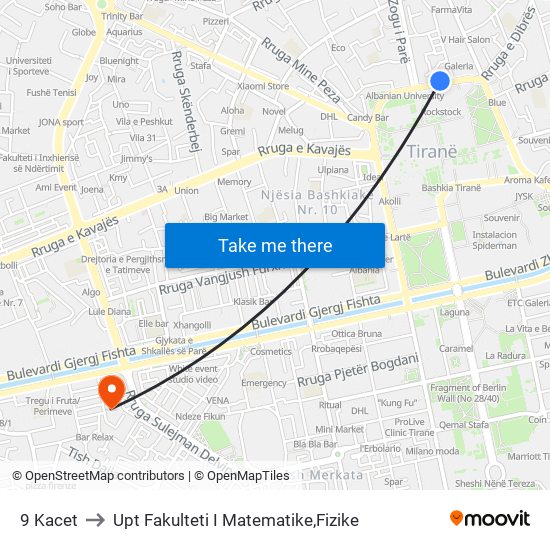 9 Kacet to Upt Fakulteti I Matematike,Fizike map