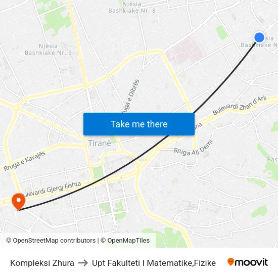 Kompleksi Zhura to Upt Fakulteti I Matematike,Fizike map