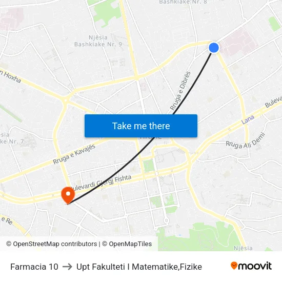 Farmacia 10 to Upt Fakulteti I Matematike,Fizike map