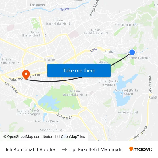 Ish Kombinati I Autotraktoreve to Upt Fakulteti I Matematike,Fizike map