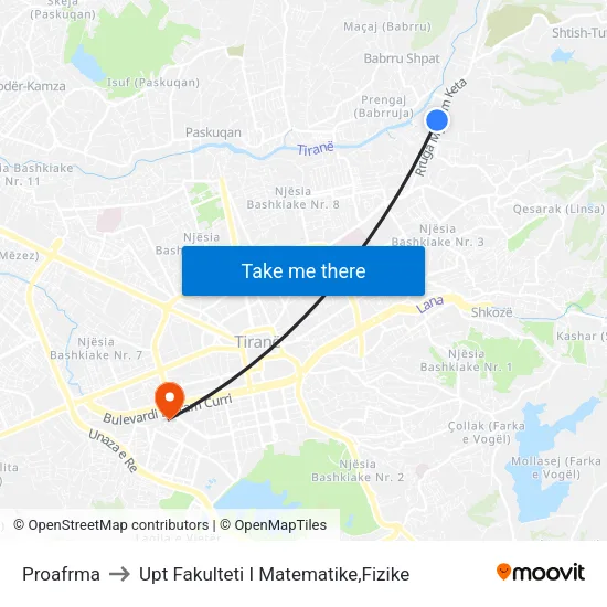 Proafrma to Upt Fakulteti I Matematike,Fizike map