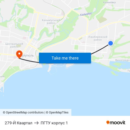 279-Й Квартал to ПГТУ корпус 1 map