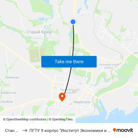 Стан 1700 to ПГТУ 9 корпус "Институт Экономики и Менеджмента" map