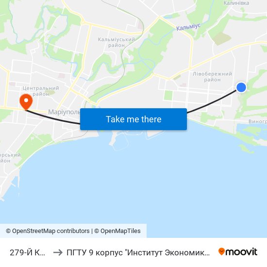 279-Й Квартал to ПГТУ 9 корпус "Институт Экономики и Менеджмента" map