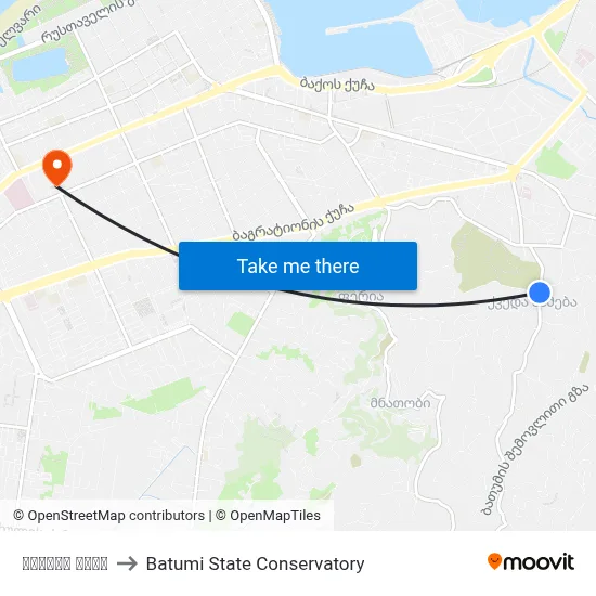 Feria Street to Batumi State Conservatory map