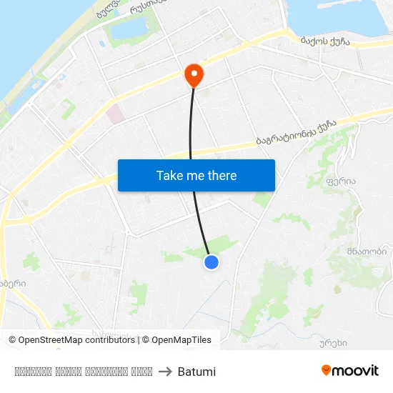 გენერალ ასლან აბაშიძის ქუჩა to Batumi map