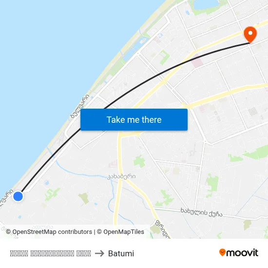 შერიფ ხიმშიაშვილის ქუჩა to Batumi map