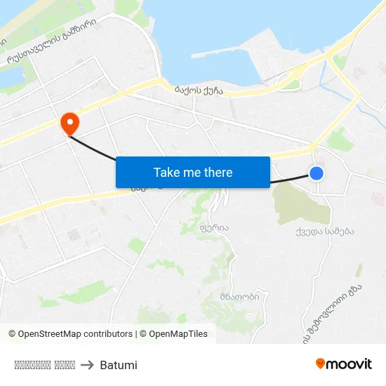 გოგოლის ქუჩა to Batumi map