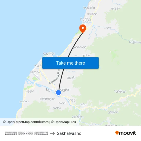 ფრიდონ ხალვაშის გამზირი to Sakhalvasho map