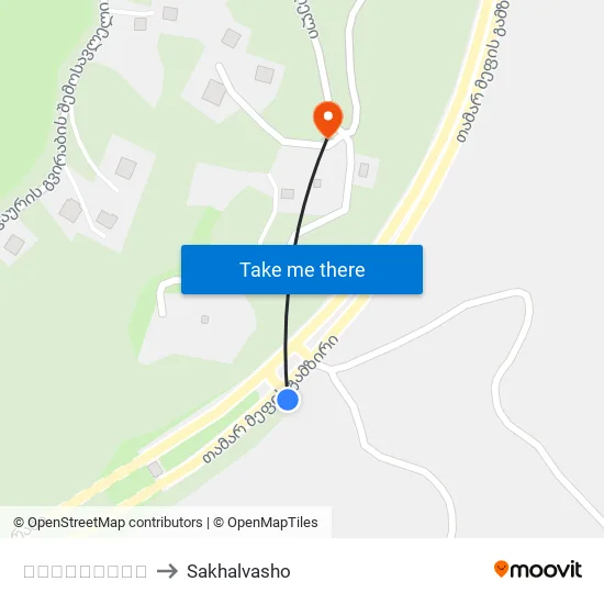 სახალვაშო to Sakhalvasho map