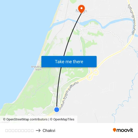 სახალვაშო to Chakvi map