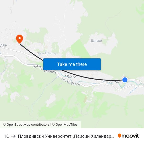 Кат to Пловдивски Университет „Паисий Хилендарски“, Филиал Смолян, Физико-Технологичен Факултет map