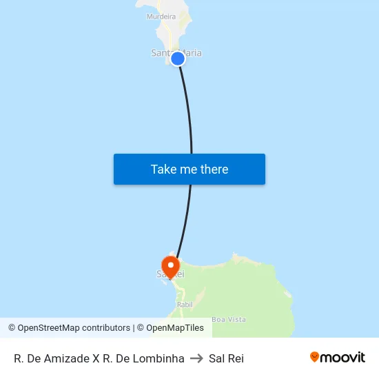 R. De Amizade X R. De Lombinha to Sal Rei map