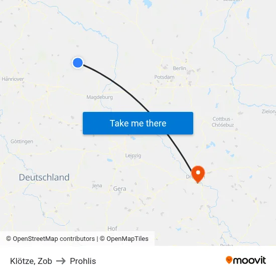 Klötze, Zob to Prohlis map