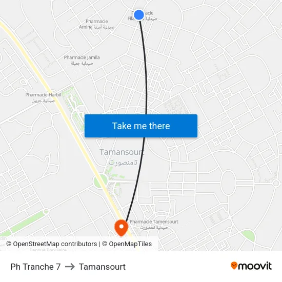 Ph Tranche 7 to Tamansourt map