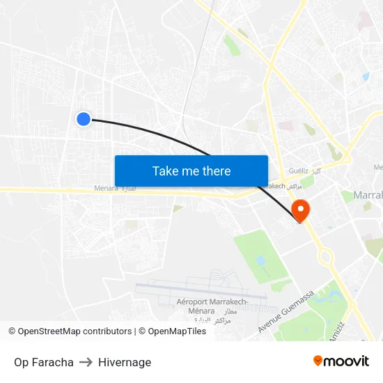 Op Faracha to Hivernage map