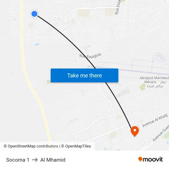 Socoma 1 to Al Mhamid map