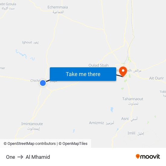 One to Al Mhamid map