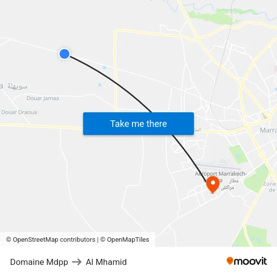 Domaine Mdpp to Al Mhamid map