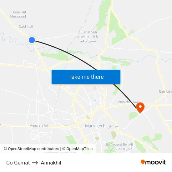 Co Gemat to Annakhil map
