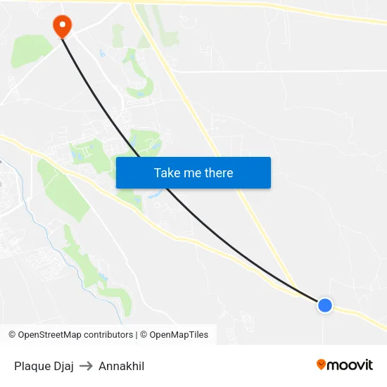 Plaque Djaj to Annakhil map