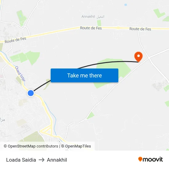 Loada Saidia to Annakhil map