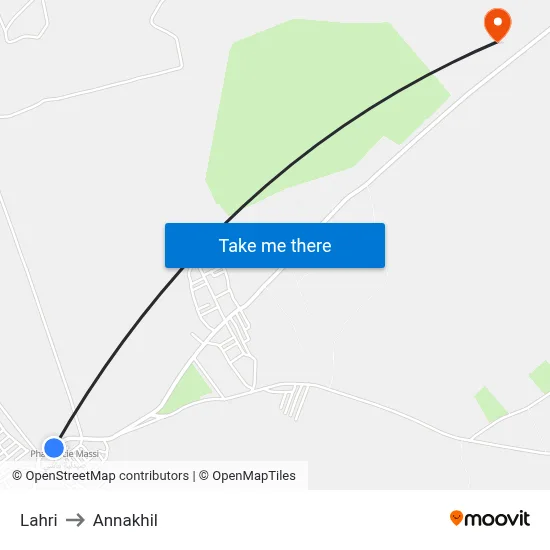 Lahri to Annakhil map