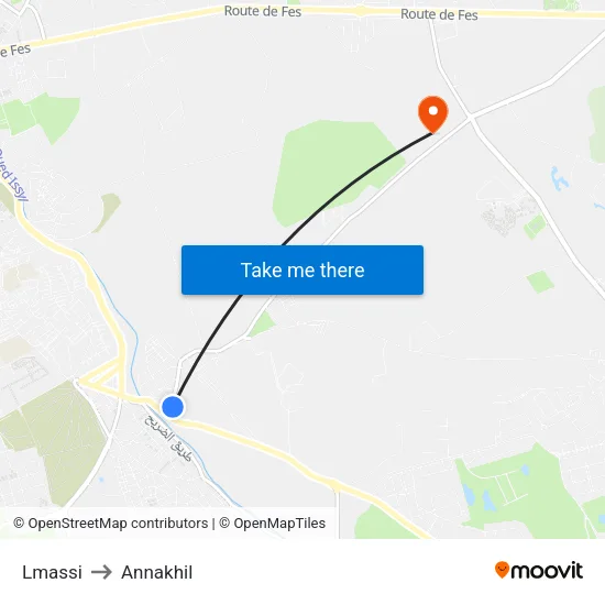 Lmassi to Annakhil map