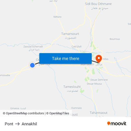 Pont to Annakhil map