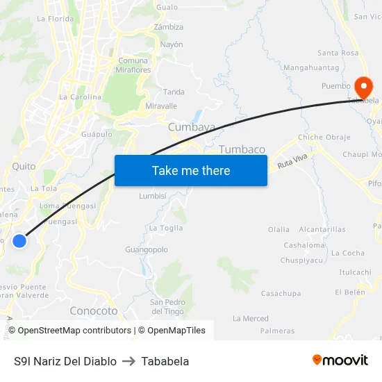 S9l   Nariz Del Diablo to Tababela map