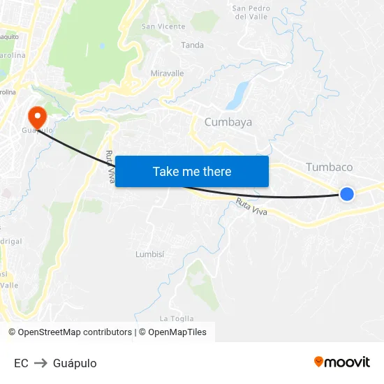 EC to Guápulo map