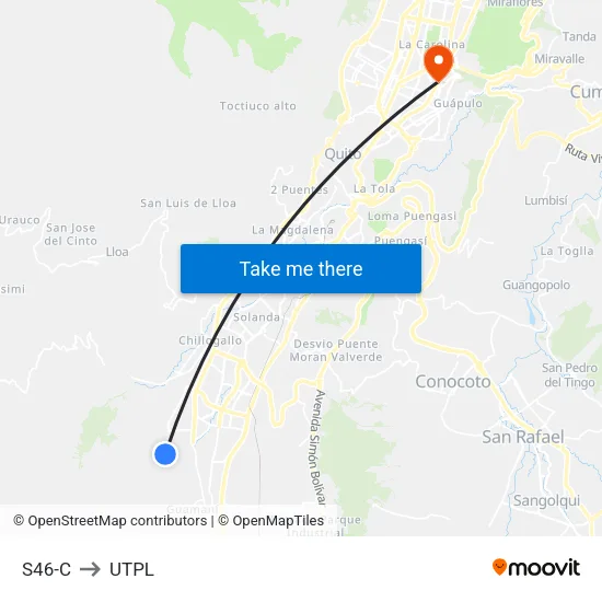 S46-C to UTPL map
