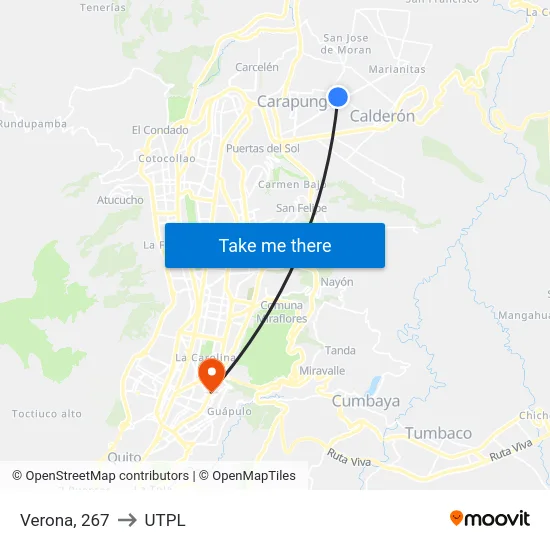 Verona, 267 to UTPL map