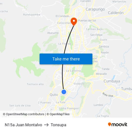 N15a Juan Montalvo to Tonsupa map