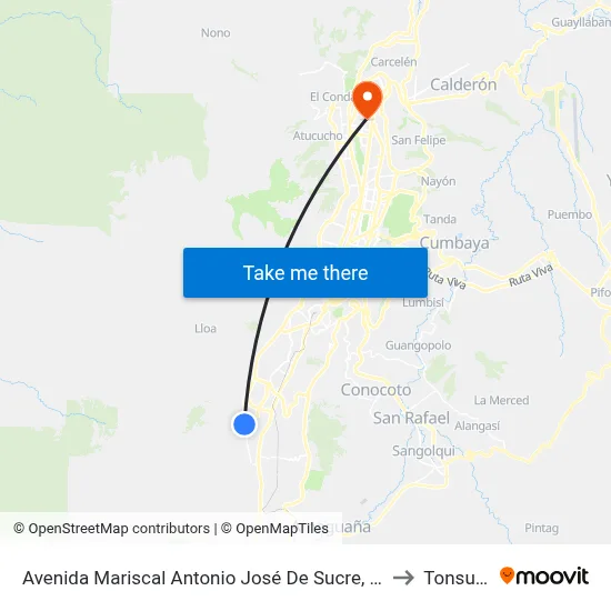 Avenida Mariscal Antonio José De Sucre, 1940 to Tonsupa map